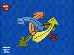 Dark Arrows (with branding tab on right)